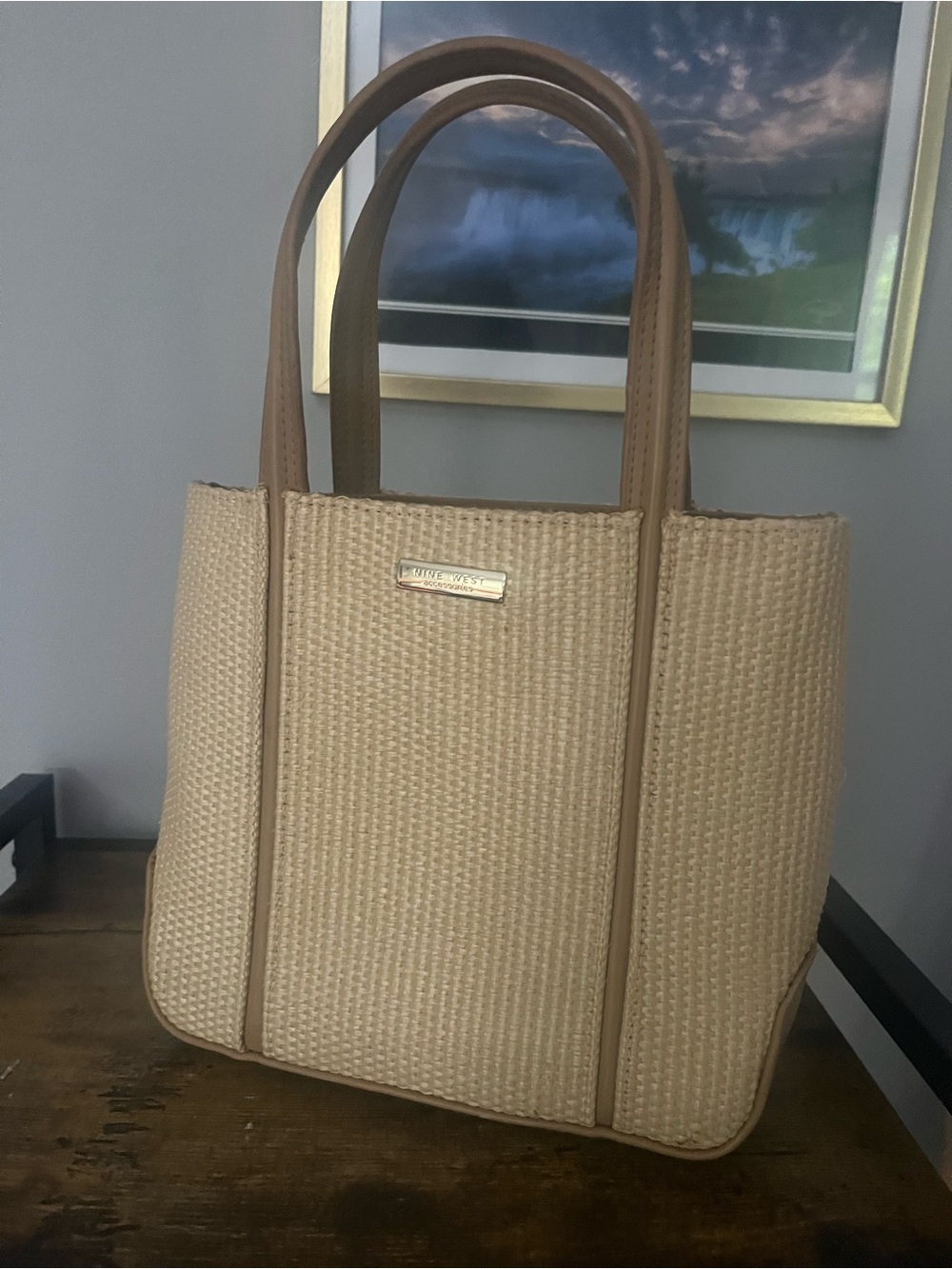 NINE WEST Woven Bag